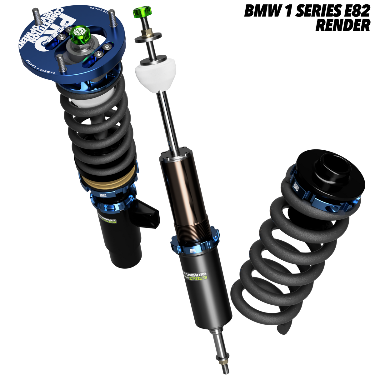 BMW 1 Series (E82) 2008-2013 - Dreadnought PRO 1-Way Coilovers