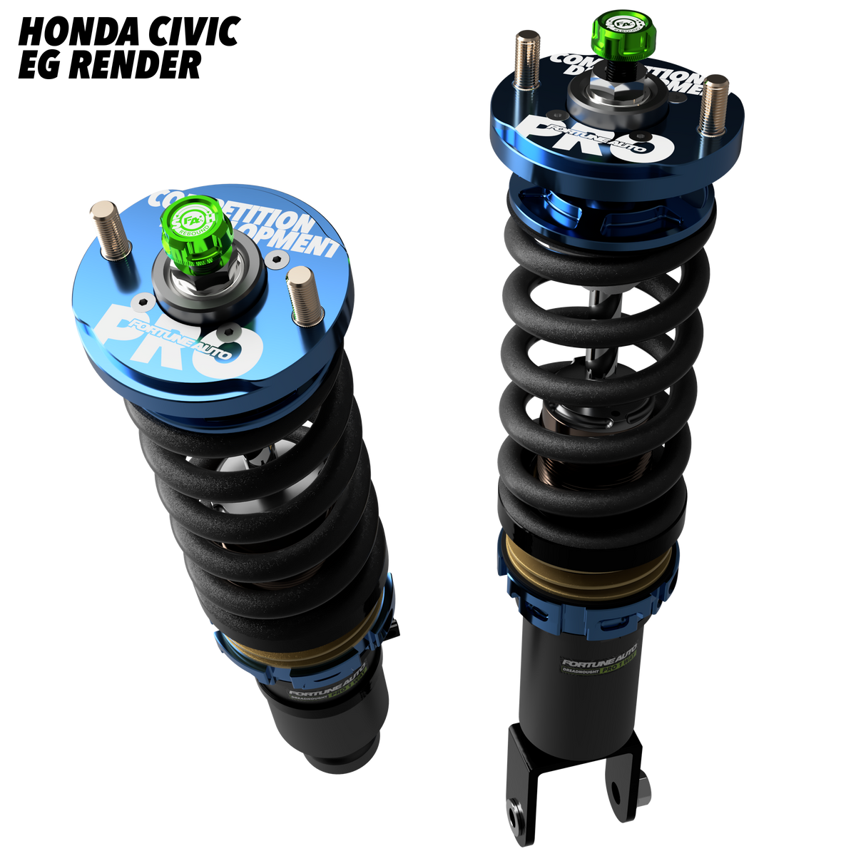 Honda Civic 5 (EG-USDM) 1992-1995 - Dreadnought PRO 1-Way Coilovers