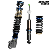 Honda Fit (GD3) USDM 2007-2008 - Dreadnought PRO 1-Way Coilovers