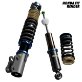 Honda Fit (GK) 2015-2020 - Dreadnought PRO 1-Way Coilovers