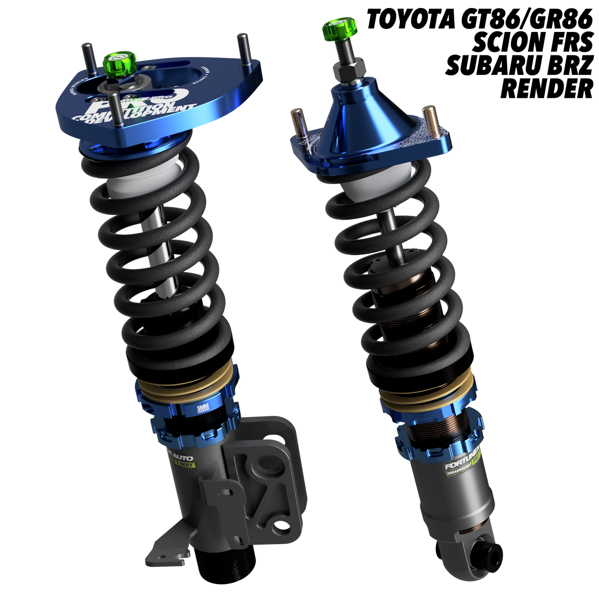 Subaru BRZ (ZD8) 2022+ - Dreadnought PRO 1-Way Coilovers