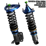 Subaru BRZ (ZC6) 2012-2021 - Dreadnought PRO 1-Way Coilovers