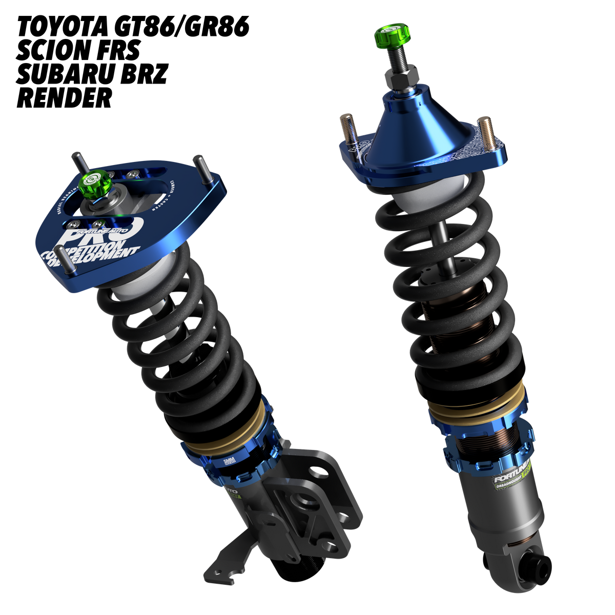 Subaru BRZ (ZD8) 2022+ - Dreadnought PRO 1-Way Coilovers
