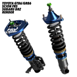 Toyota GR86 (ZN8) 2022+ - Dreadnought PRO 1-Way Coilovers