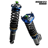 Nissan Silvia 180SX (S13) 1989-1994 - Dreadnought PRO 1-Way Coilovers