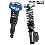 Nissan Silvia 240SX (S14/S15) 1995-2002 - Dreadnought PRO 1-Way Coilovers